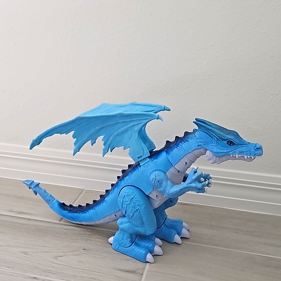Zuru Robo Alive Other - Robotic IceBlast Roaring Walking Dragon WORKING TOY